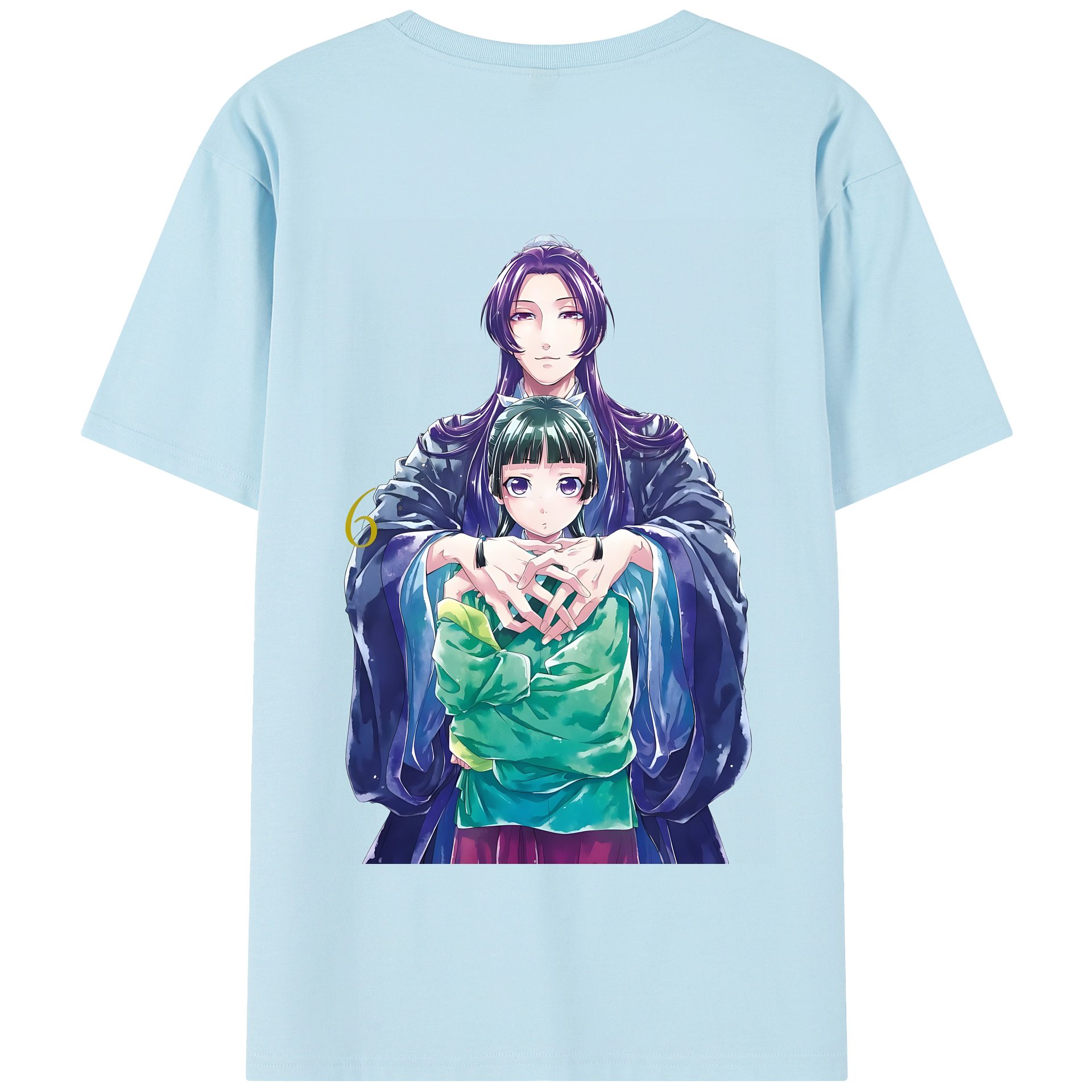 （画像用） 薬屋のひとりごと The Apothecary Diaries 綿100％半袖Tシャツ（背面プリント）